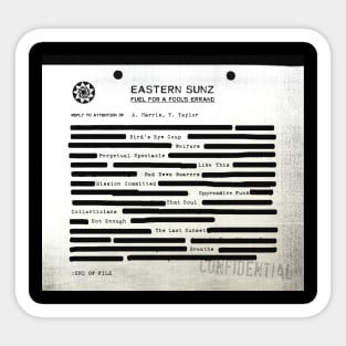 Redacted Sticker